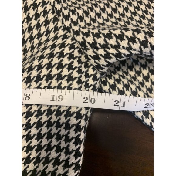 Rena Rowan Houndstooth Double-Breasted Blazer Jacket Size 12 - Picture 4 of 10